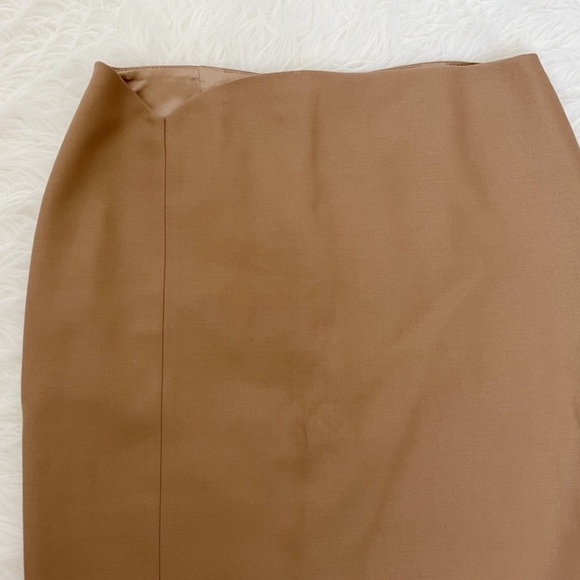 Versace 100% Wool Pencil Skirt Size 42 - Picture 4 of 9